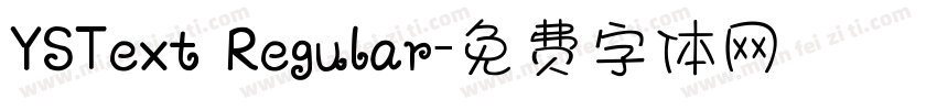 YSText Regular字体转换